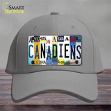 Canadiens Strip Art Novelty License Plate Hat Tag Cotton / Gray