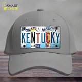 Kentucky Strip Art Novelty License Plate Hat Tag Cotton / Gray