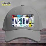 Marshall Strip Art Novelty License Plate Hat Tag Cotton / Gray