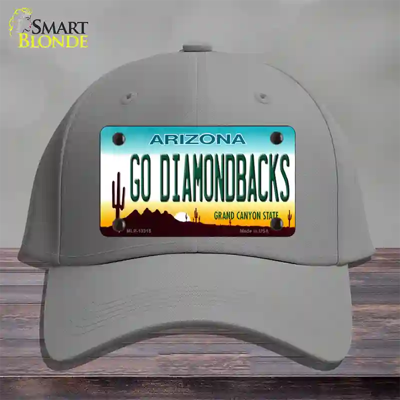 Go Diamondbacks Novelty License Plate Hat Tag Cotton / Gray