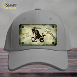 Capricorn Zodiac Novelty License Plate Hat Cotton / Gray