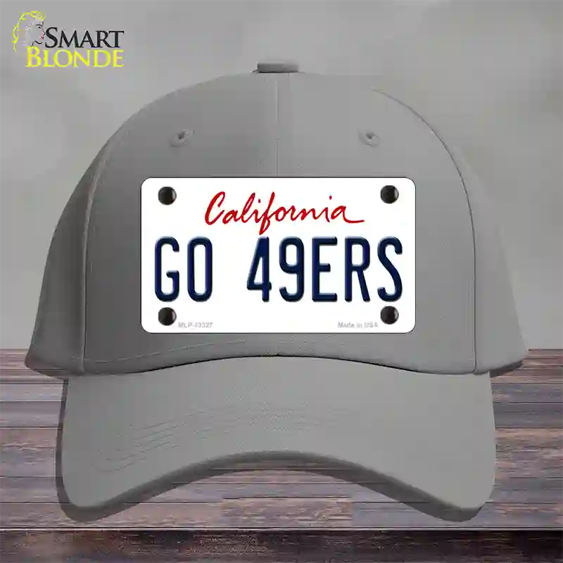 Go 49ers Novelty License Plate Hat Tag Cotton / Gray