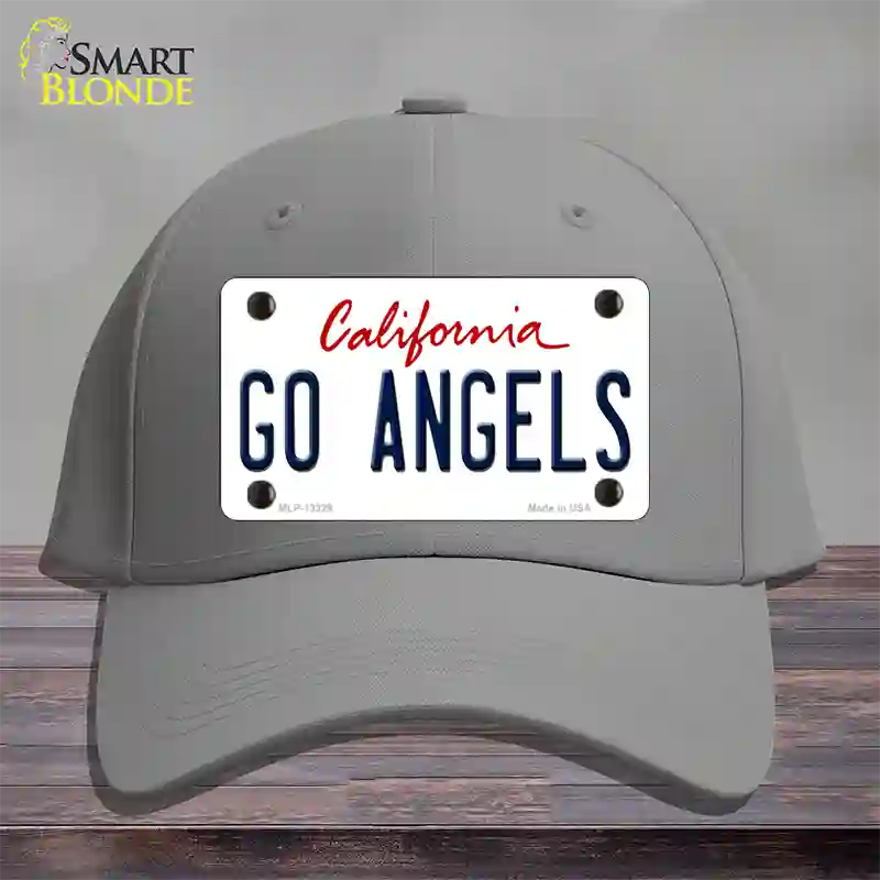 Go Angels Novelty License Plate Hat Tag Cotton / Gray