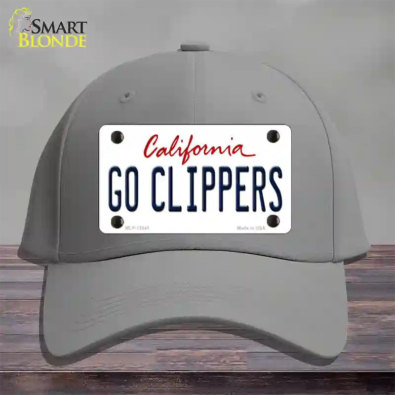 Go Clippers Novelty License Plate Hat Tag Cotton / Gray