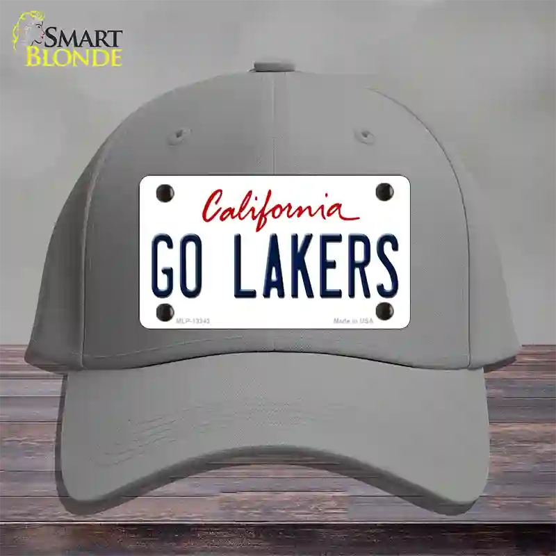 Go Lakers Novelty License Plate Hat Tag Cotton / Gray