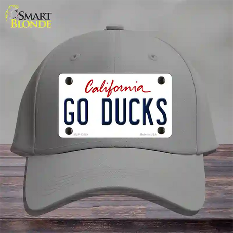 Go Ducks Novelty License Plate Hat Tag Cotton / Gray