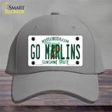 Go Marlins Novelty License Plate Hat Tag Cotton / Gray