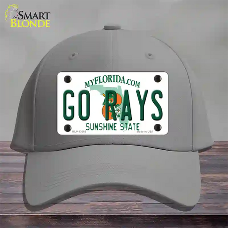 Go Rays Novelty License Plate Hat Tag Cotton / Gray