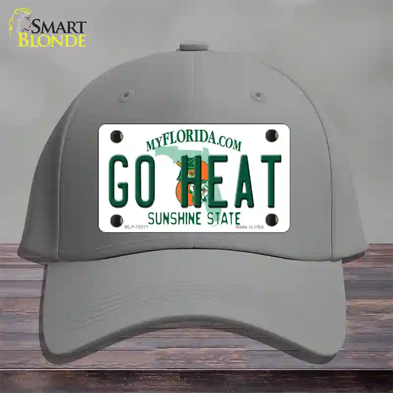 Go Heat Novelty License Plate Hat Tag Cotton / Gray