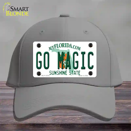 Go Magic Novelty License Plate Hat Tag Cotton / Gray