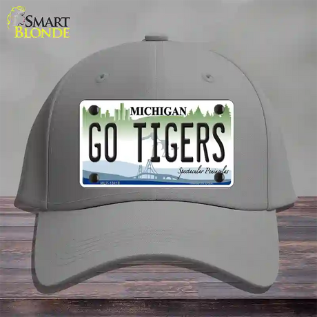 Go Tigers Novelty License Plate Hat Tag Cotton / Gray