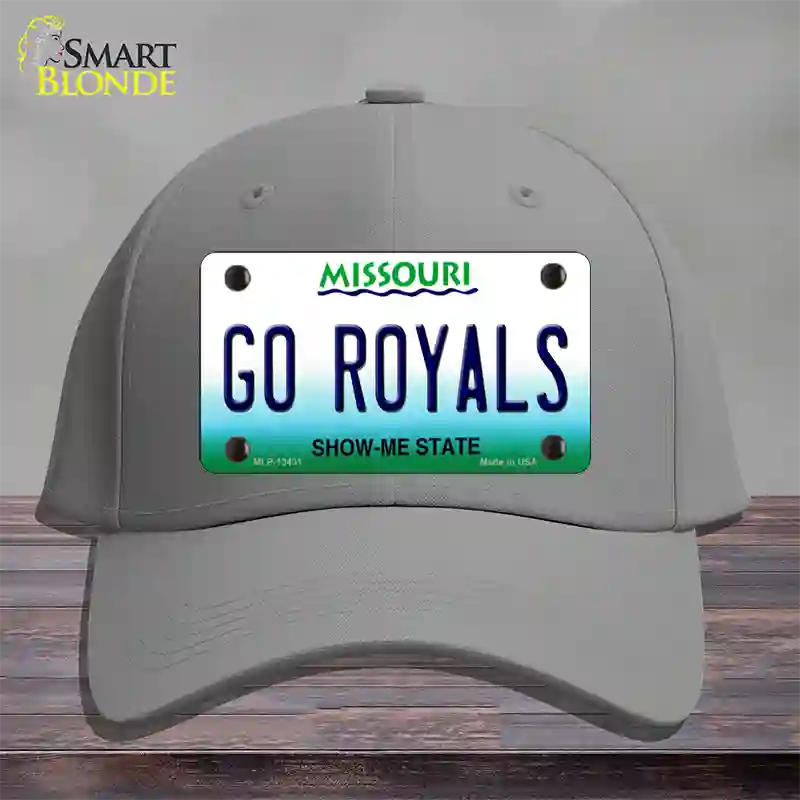 Go Royals Novelty License Plate Hat Tag Cotton / Gray