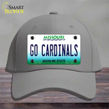 Missouri Plate Go Cardinals Novelty License Plate Hat Tag Cotton / Gray