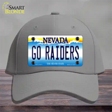 Go Raiders Nevada Novelty License Plate Hat Tag Cotton / Gray