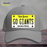 New Jersey Go Giants Novelty License Plate Hat Tag Cotton / Gray