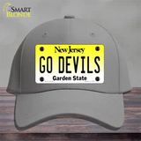 Go Devils Novelty License Plate Hat Tag Cotton / Gray