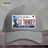 Go Thunder Novelty License Plate Hat Tag Cotton / Gray