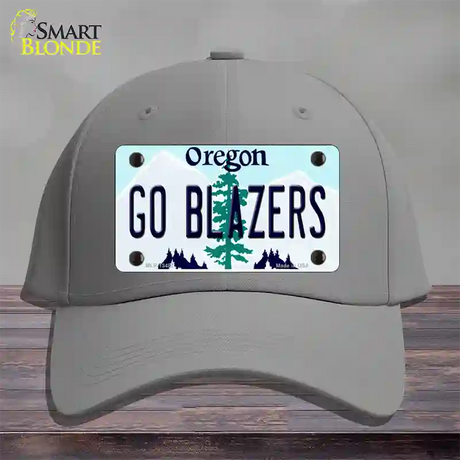 Go Blazers Novelty License Plate Hat Tag Cotton / Gray