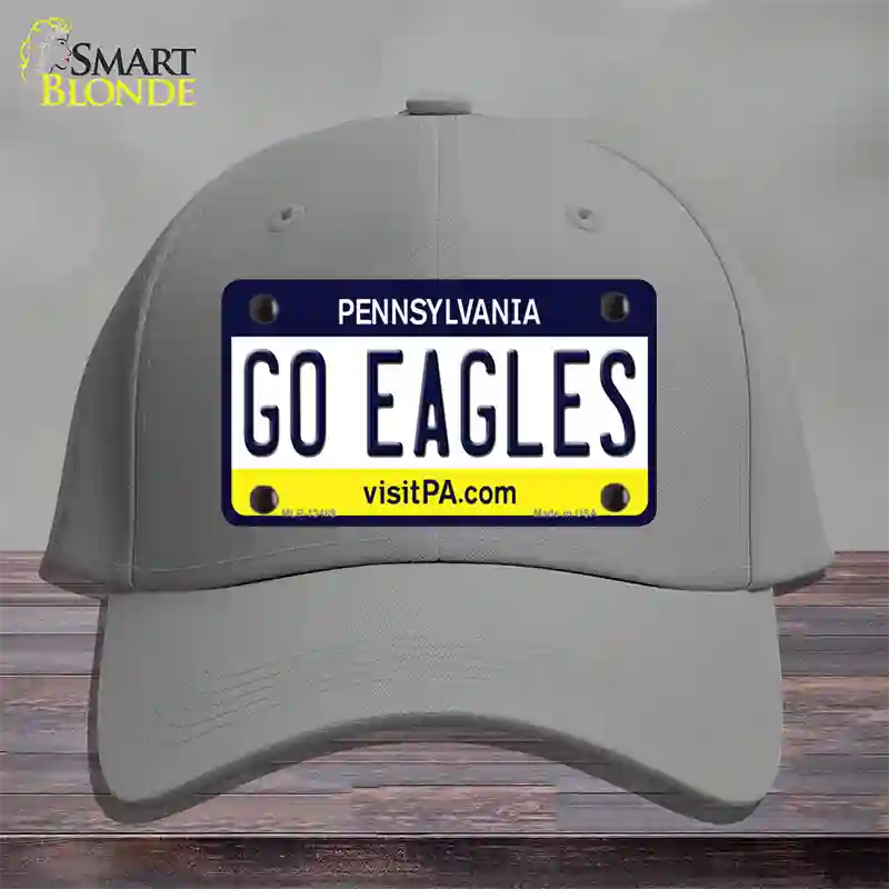 Go Eagles Novelty License Plate Hat Tag Cotton / Gray