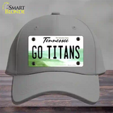 Go Titans Novelty License Plate Hat Tag Cotton / Gray