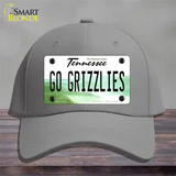 Go Grizzlies Novelty License Plate Hat Tag Cotton / Gray