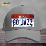 Go Jazz Novelty License Plate Hat Tag Cotton / Gray