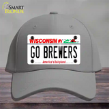 Go Brewers Novelty License Plate Hat Tag Cotton / Gray