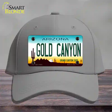 Gold Canyon Arizona Novelty License Plate Hat Tag Cotton / Gray