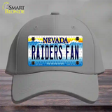 Raiders Fan Nevada Novelty License Plate Hat Tag Cotton / Gray