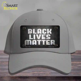 Black Lives Matter Faded Novelty License Plate Hat Tag Cotton / Gray