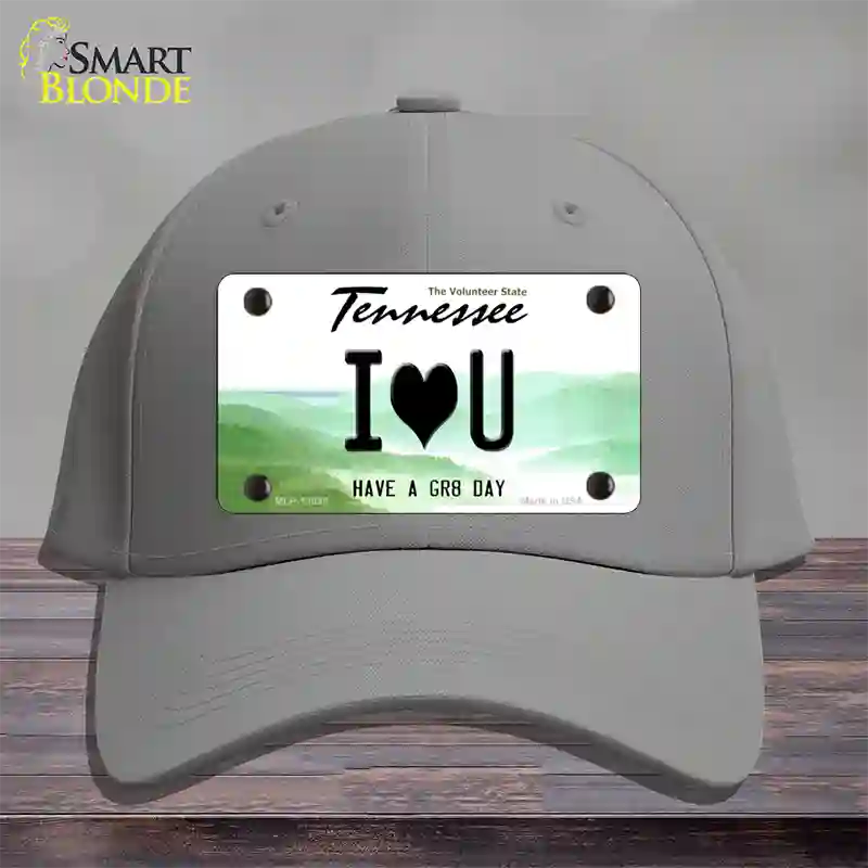 I Heart You Novelty License Plate Hat Tag Cotton / Gray