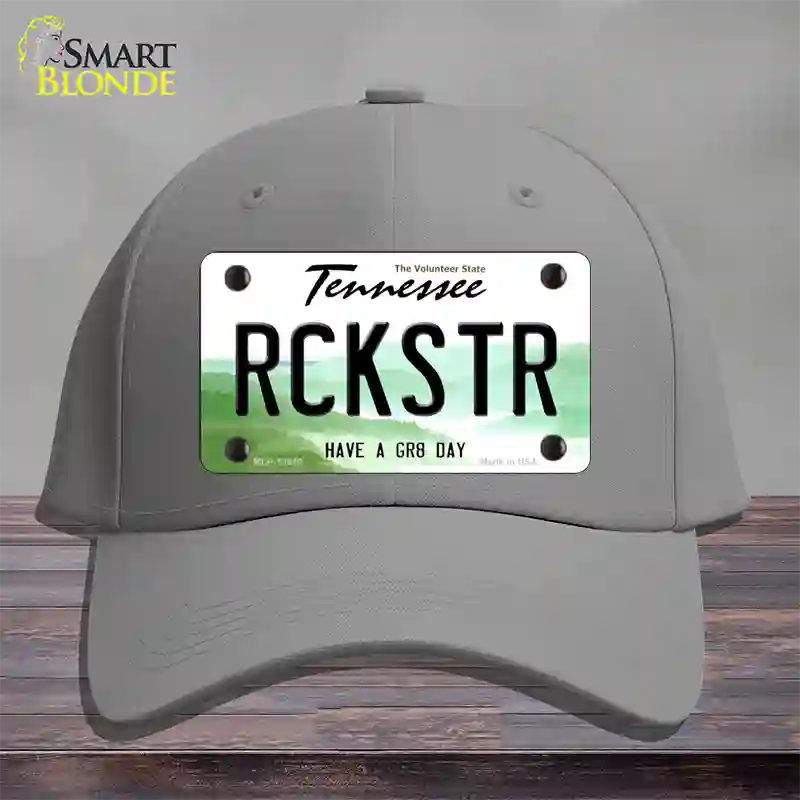 Rockstar Novelty License Plate Hat Tag Cotton / Gray