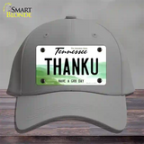 Thank You Novelty License Plate Hat Tag Cotton / Gray