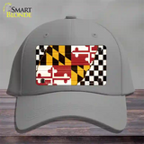 Maryland Racing Flag Novelty License Plate Hat Tag Cotton / Gray