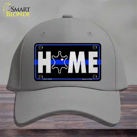 Home Sheriff Badge Novelty License Plate Hat Tag Cotton / Gray