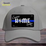 Come Home Safe Novelty License Plate Hat Tag Cotton / Gray