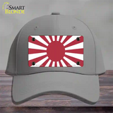 Rising Sun Japan Novelty License Plate Hat Tag Cotton / Gray