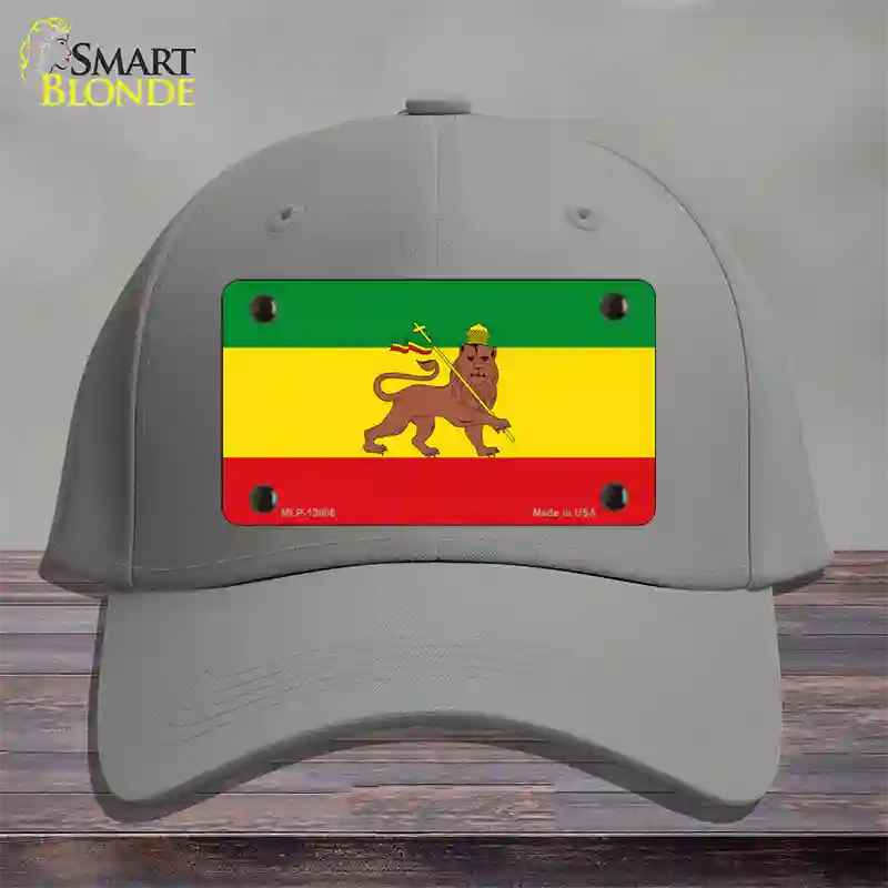 Ethiopia Flag Novelty License Plate Hat Tag Cotton / Gray