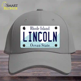 Lincoln Rhode Island Novelty License Plate Hat Novelty License Plate Hat Cotton / Gray