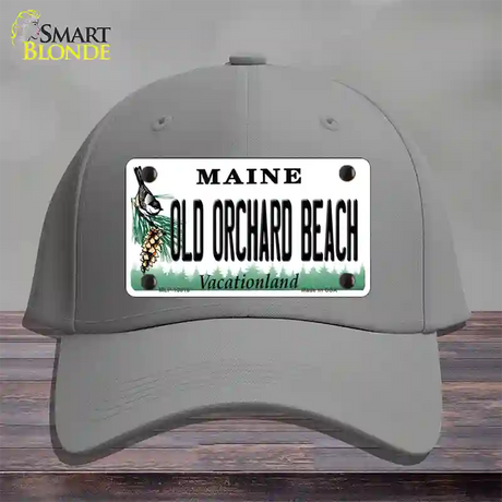 Old Orchard Beach Maine Novelty License Plate Hat Tag Cotton / Gray