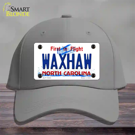 Waxhaw North Carolina Novelty License Plate Hat Tag Cotton / Gray