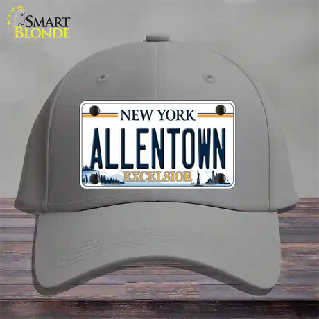 Allentown Excelsior New York Novelty License Plate Hat Tag Cotton / Gray