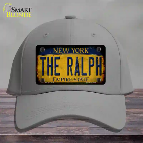 The Ralph New York Rusty Novelty License Plate Hat Tag Cotton / Gray