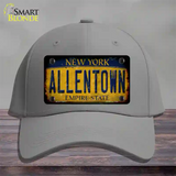 Allentown NY Yellow Rusty Novelty License Plate Hat Tag Cotton / Gray