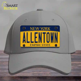 Allentown NY Yellow Novelty License Plate Hat Tag Cotton / Gray