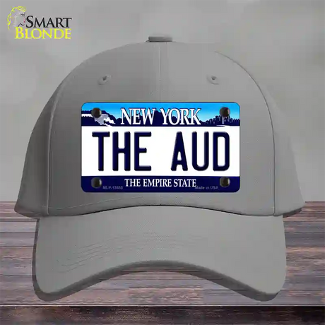 The Aud NY Blue Novelty License Plate Hat Tag Cotton / Gray