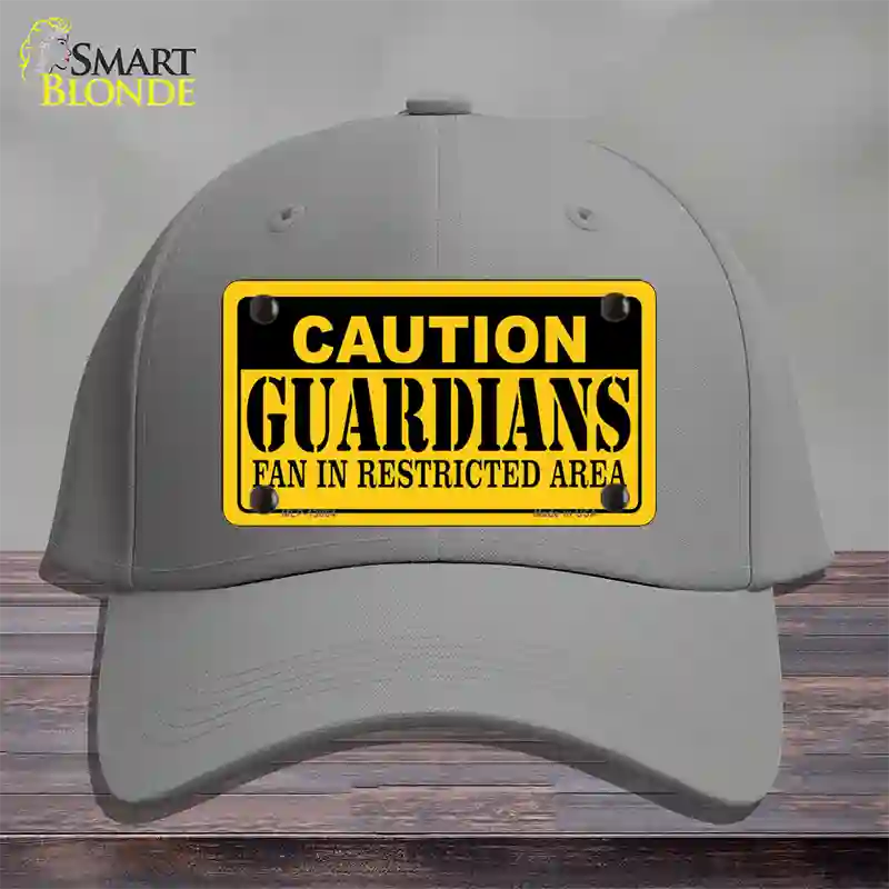 Caution Guardians Novelty License Plate Hat Tag Cotton / Gray