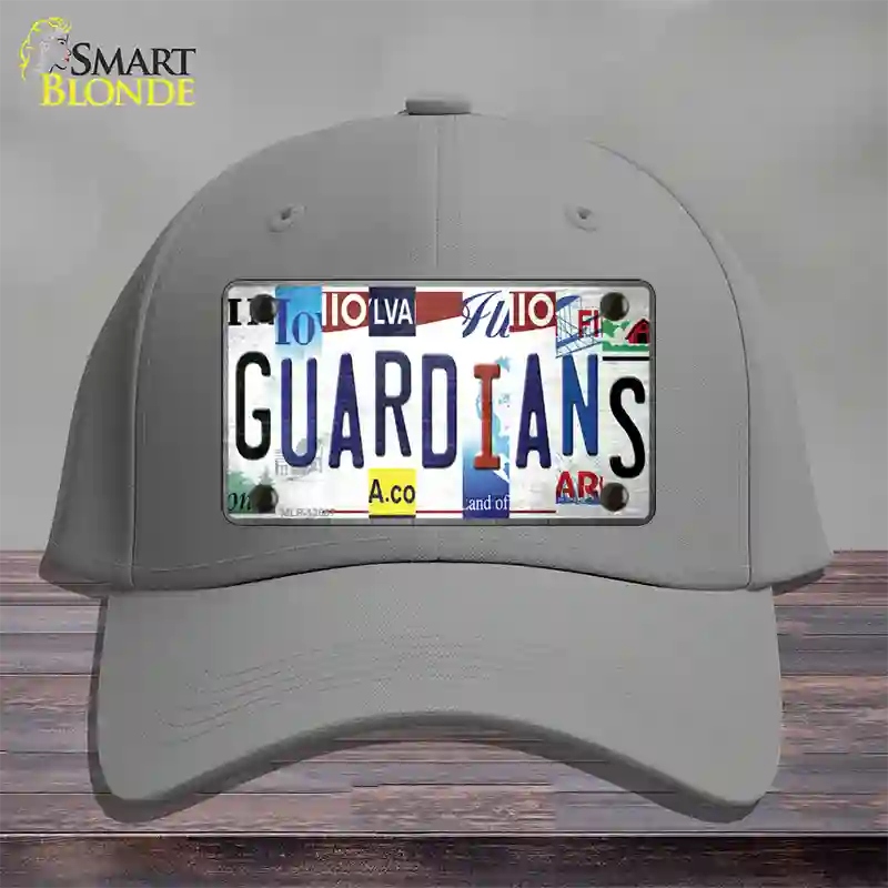 Guardians Strip Art Novelty License Plate Hat Tag Cotton / Gray