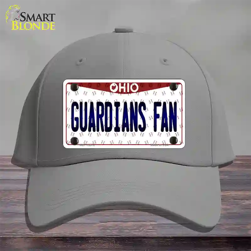 Guardians Fan Ohio Overlay Novelty License Plate Hat Tag Cotton / Gray