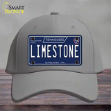 Limestone Tennessee Blue Novelty License Plate Hat Tag Cotton / Gray